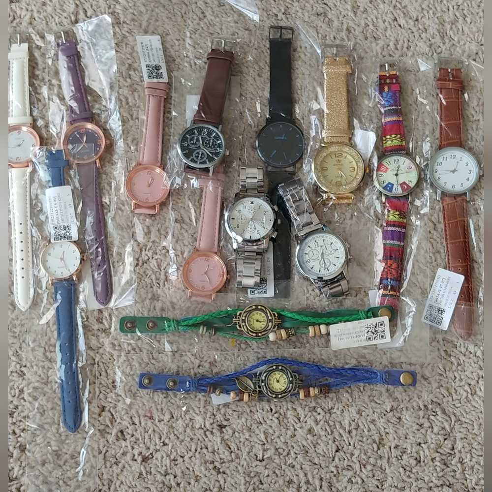 14 Brand New Watches Lot!!!